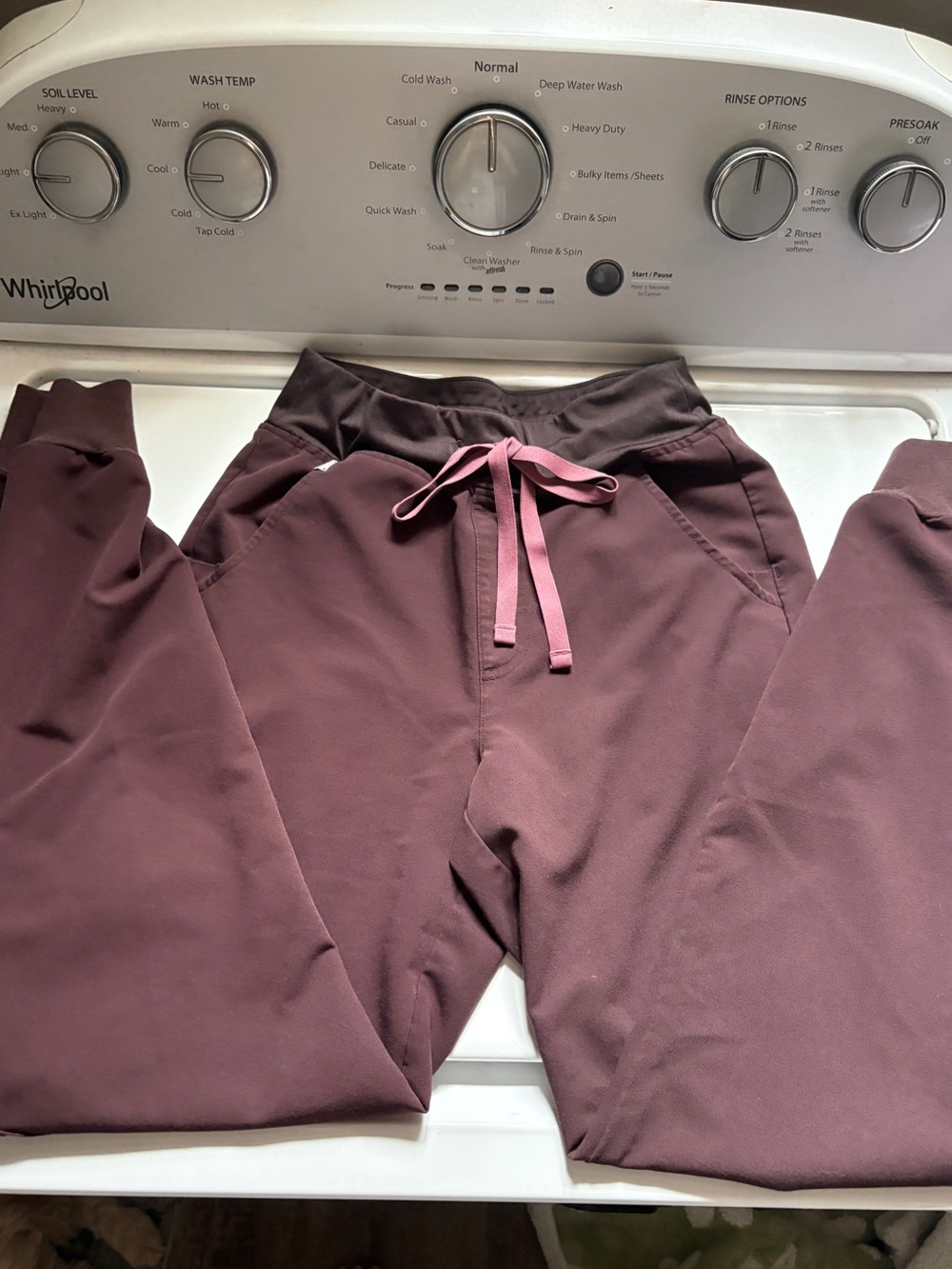 RARE FIGS ESPRESSO BROWN ZAMORA JOGGERS XXS